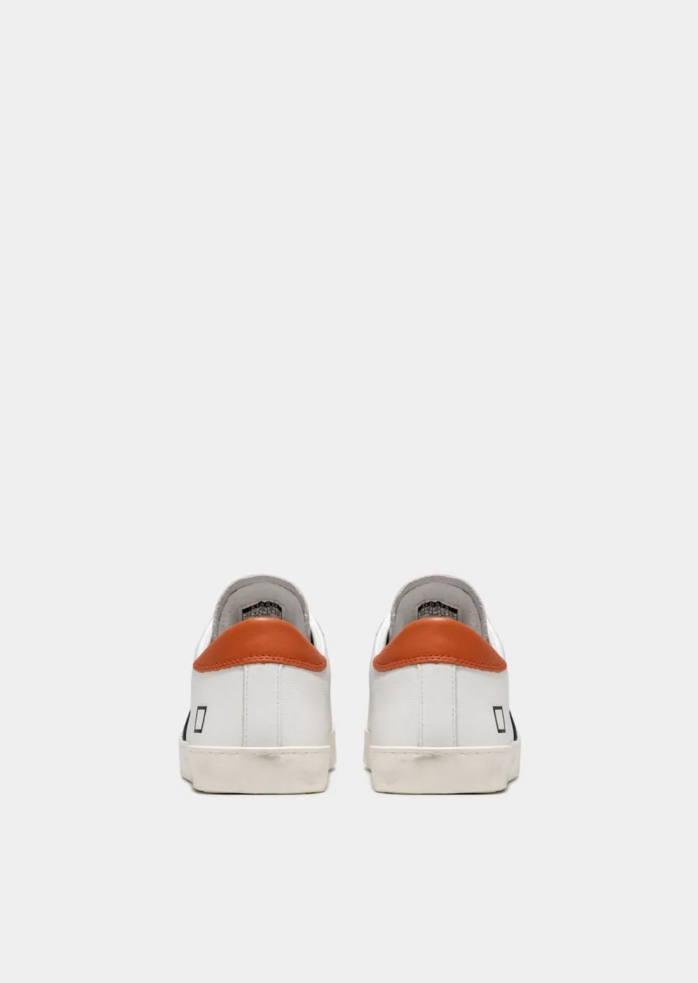 Sneakers DATE Hill Low Vintage Calf White - Orange