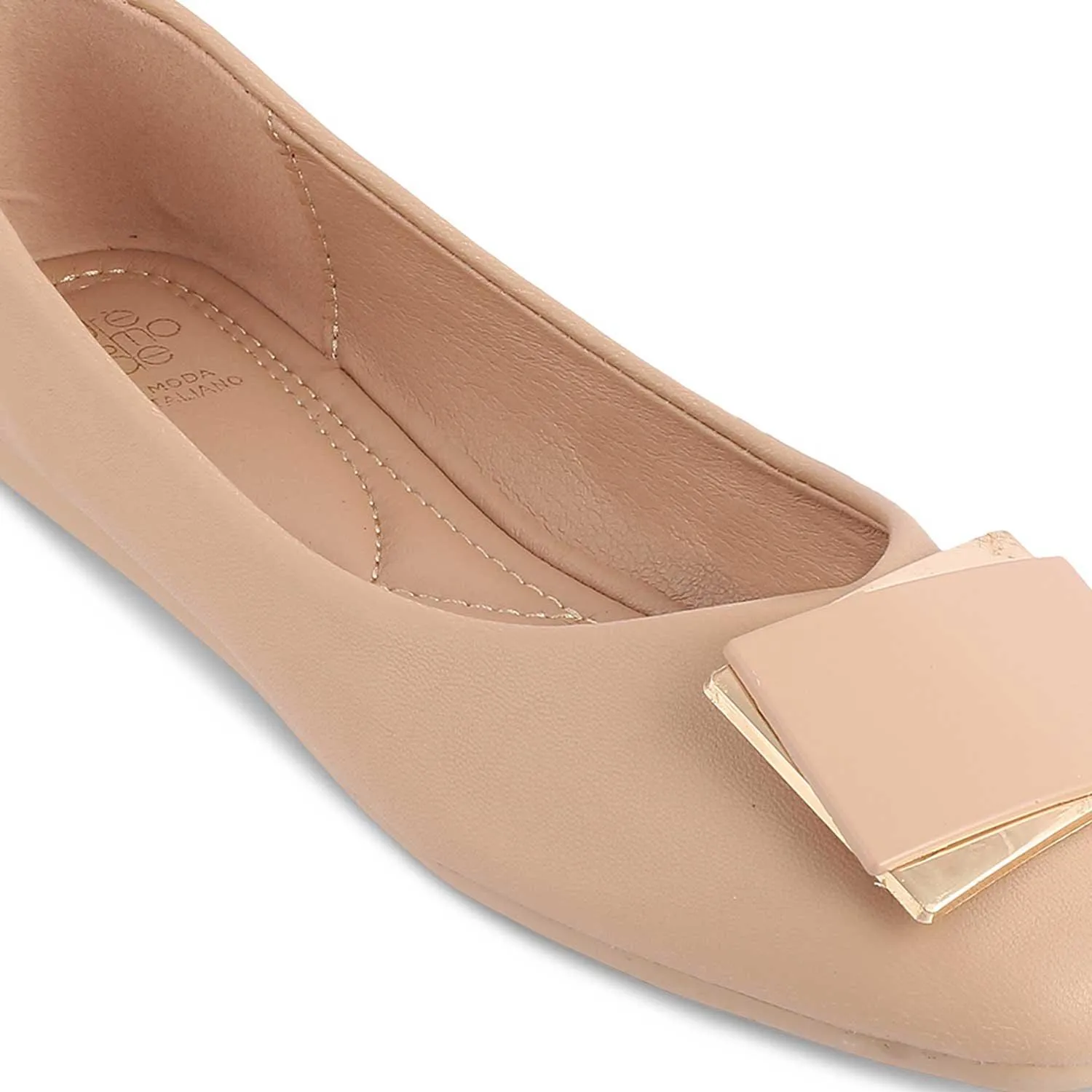 The Londre Beige Women's Casual Ballerinas Tresmode