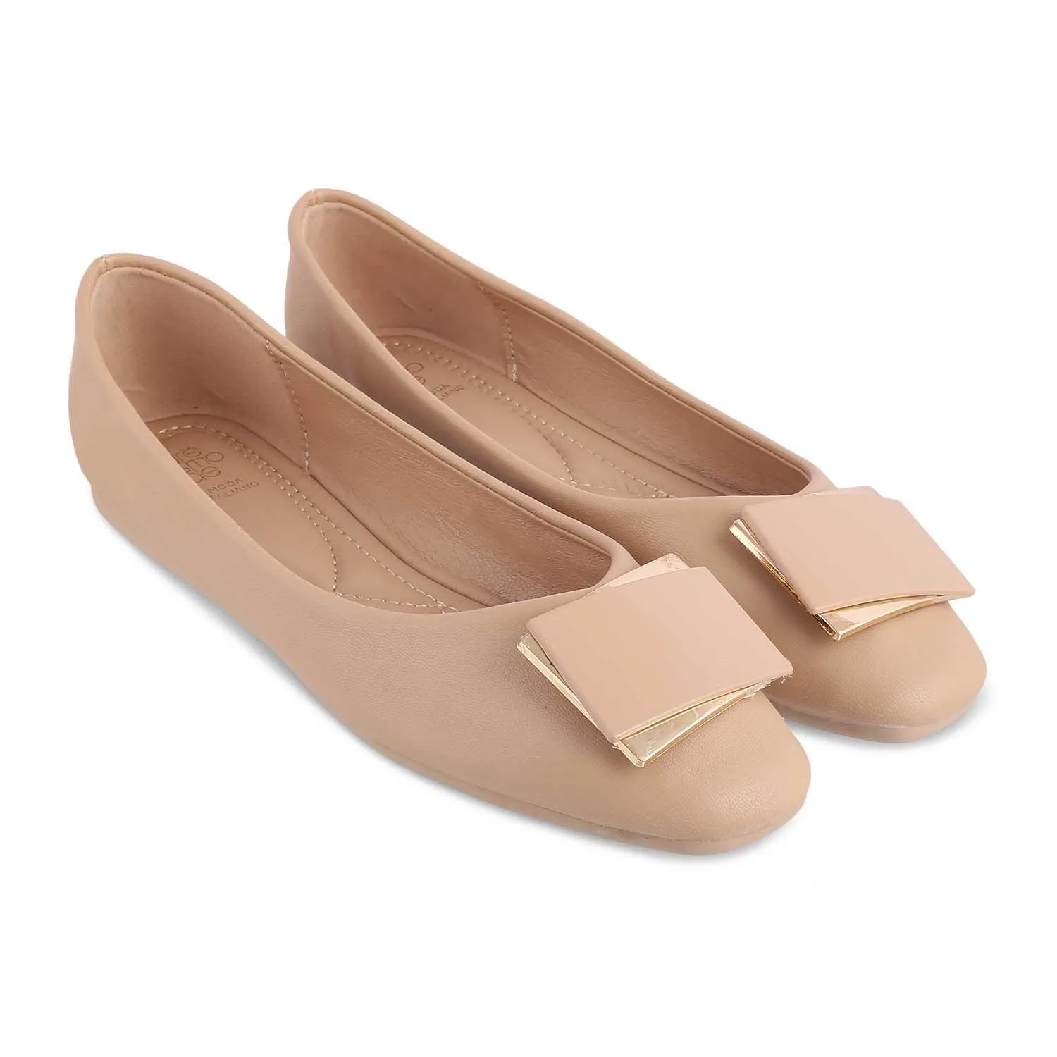 The Londre Beige Women's Casual Ballerinas Tresmode