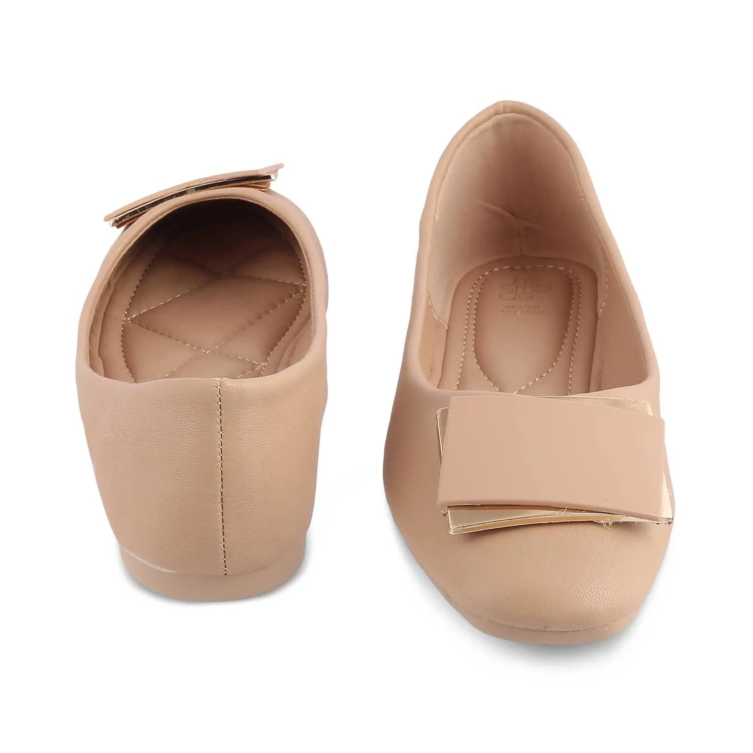 The Londre Beige Women's Casual Ballerinas Tresmode