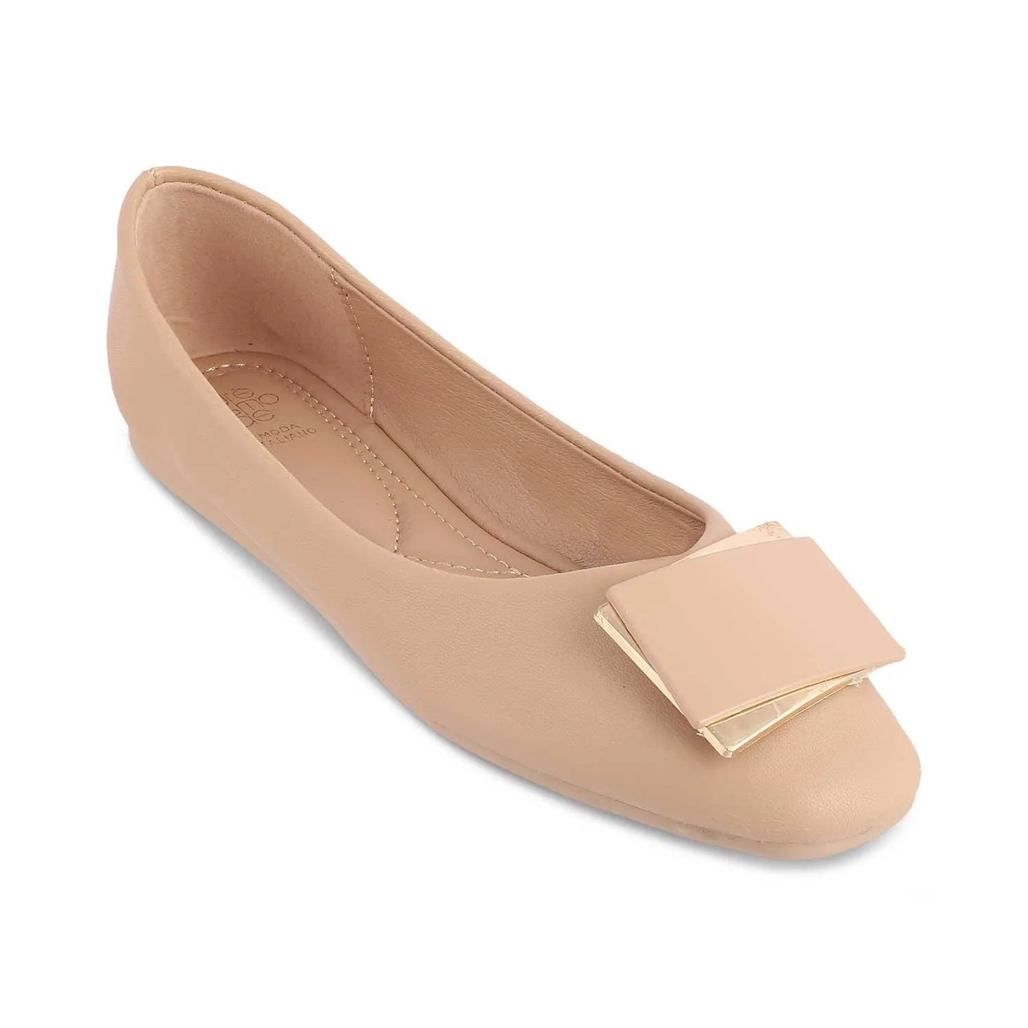 The Londre Beige Women's Casual Ballerinas Tresmode