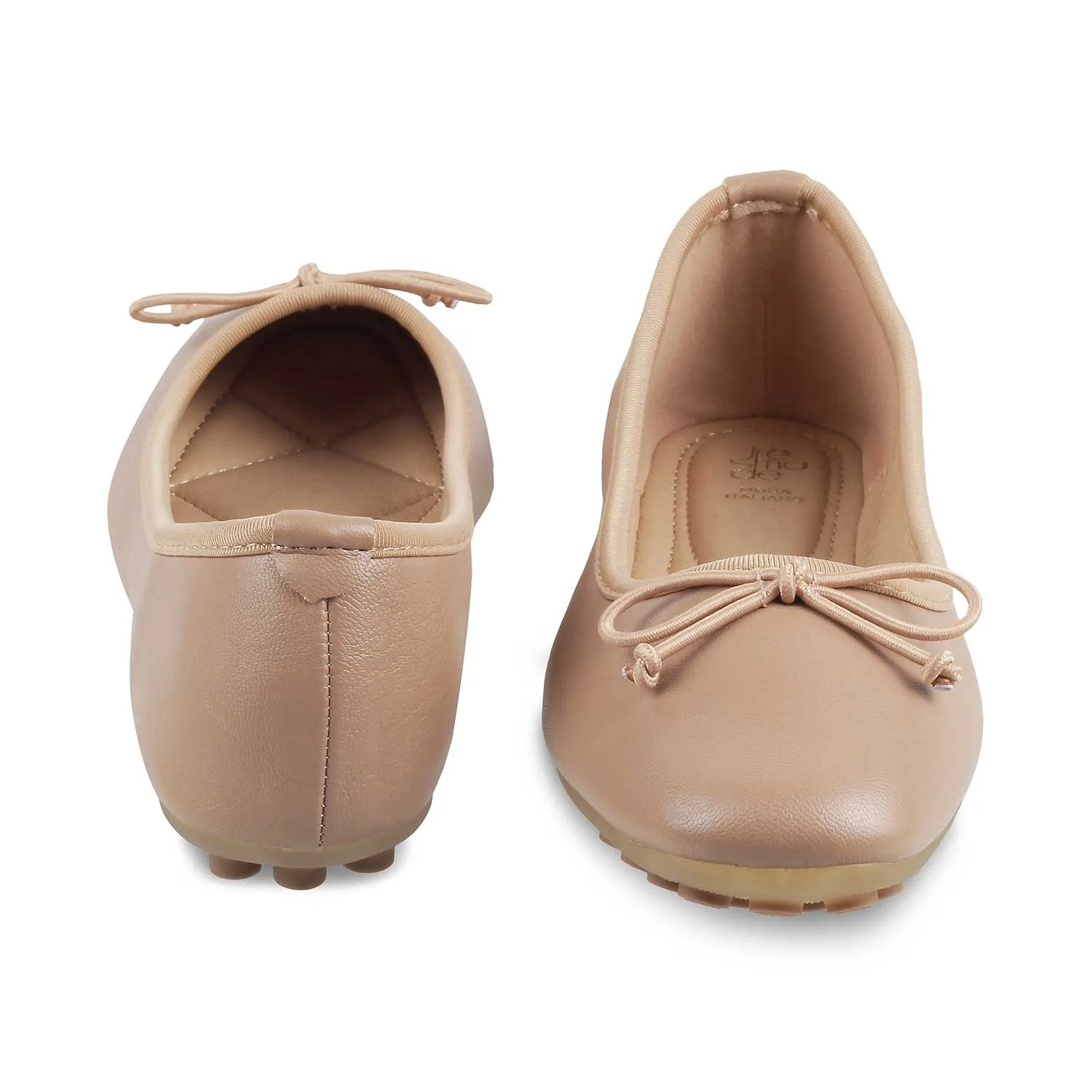 The Timisora Beige Women's Casual Ballerinas Tresmode