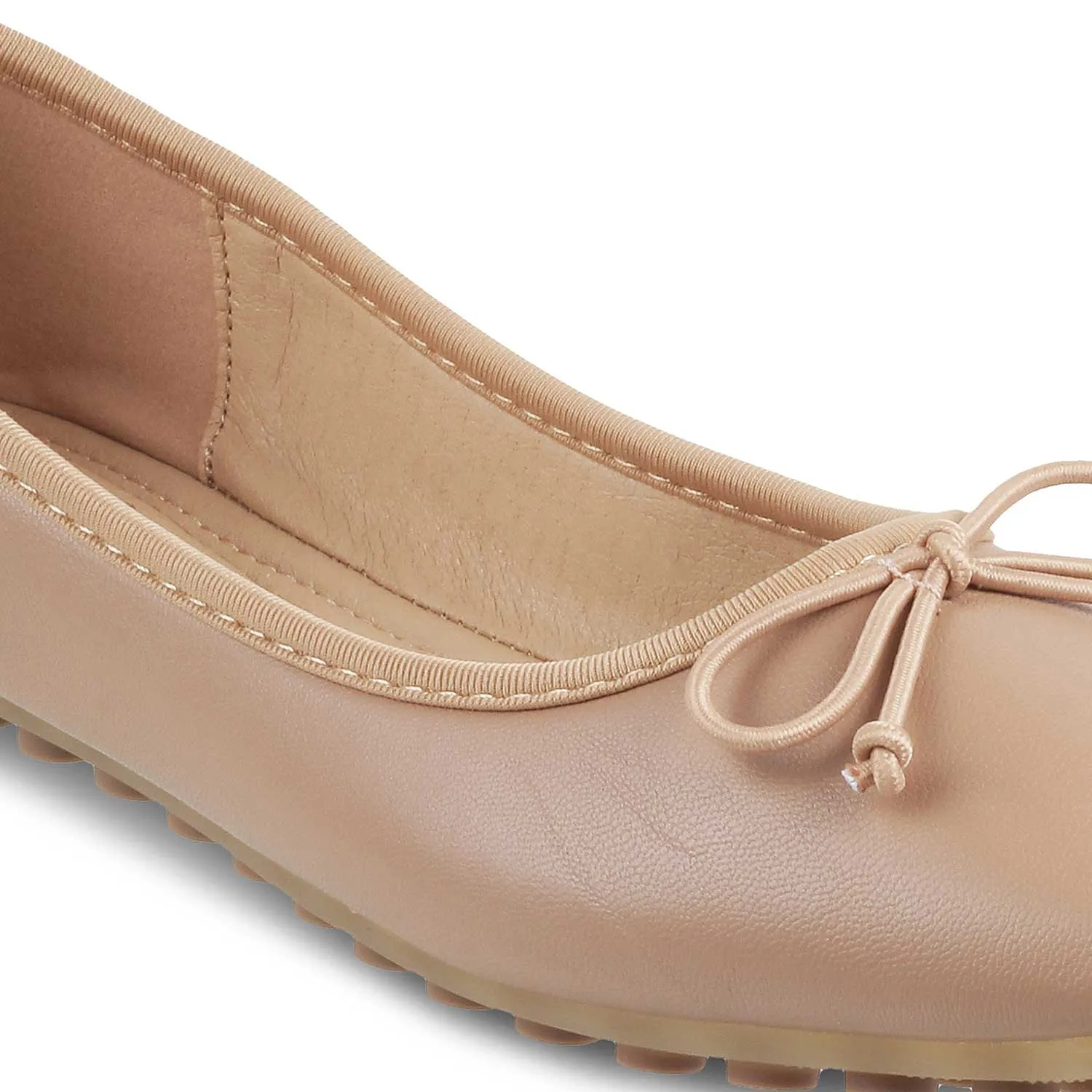 The Timisora Beige Women's Casual Ballerinas Tresmode