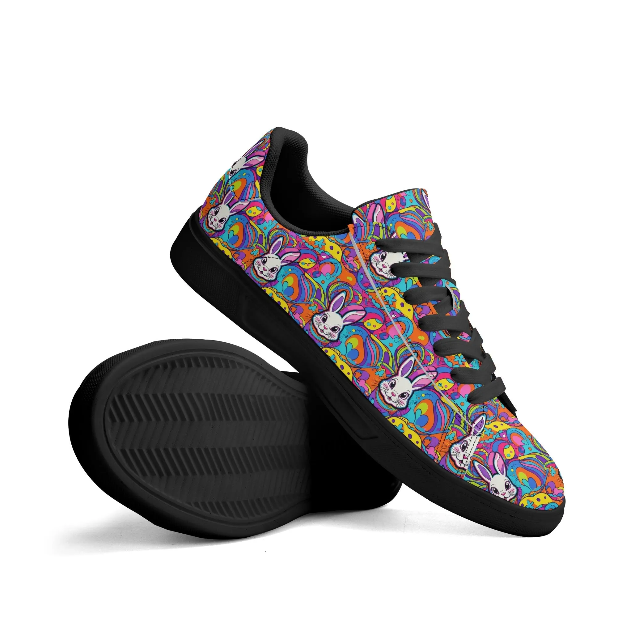 Trippy Bunny Lightweight Brand Low Top Leather Shoes