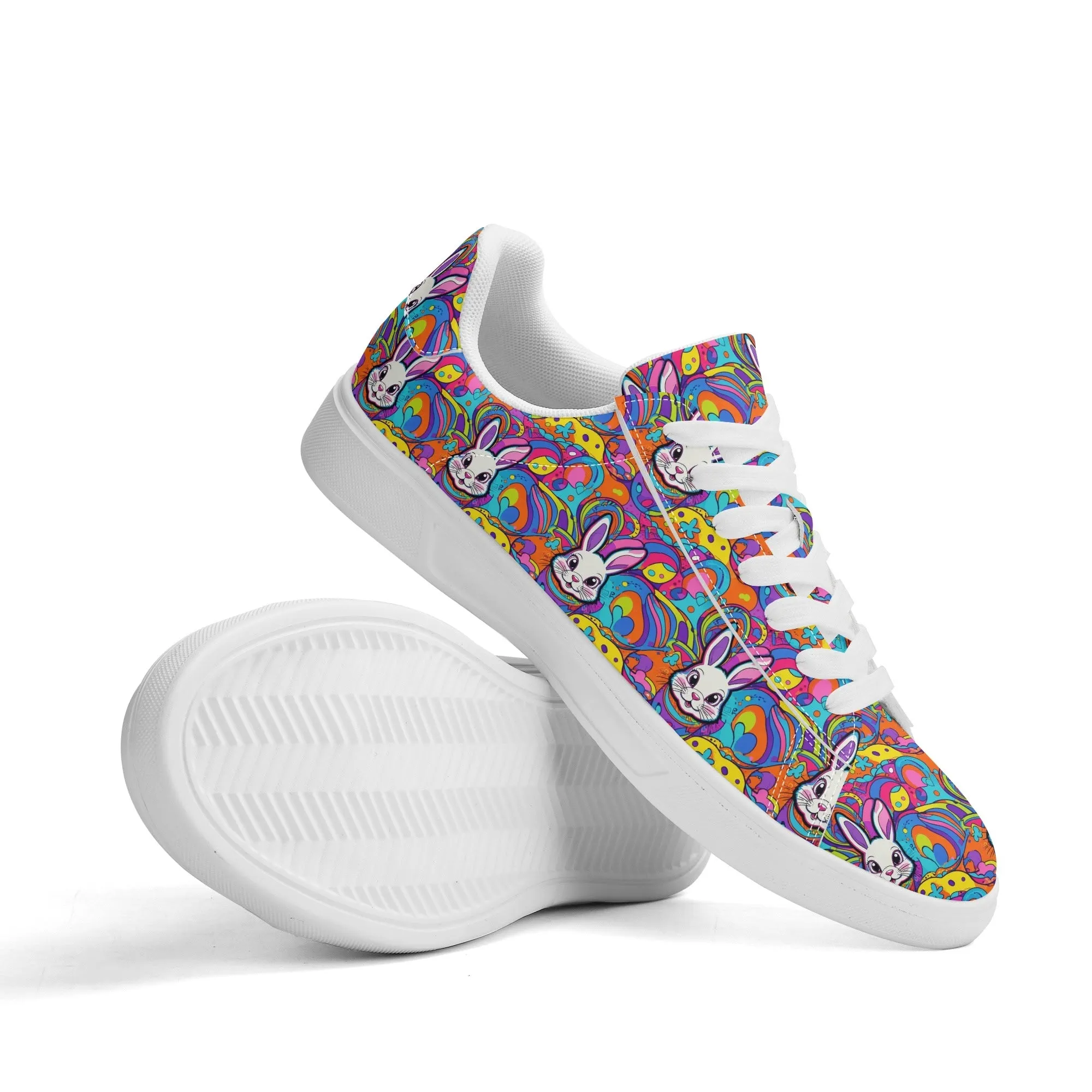 Trippy Bunny Lightweight Brand Low Top Leather Shoes