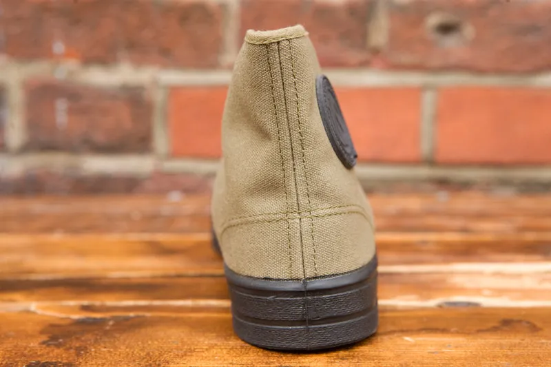 US Rubber Co High Top Sneaker - Military