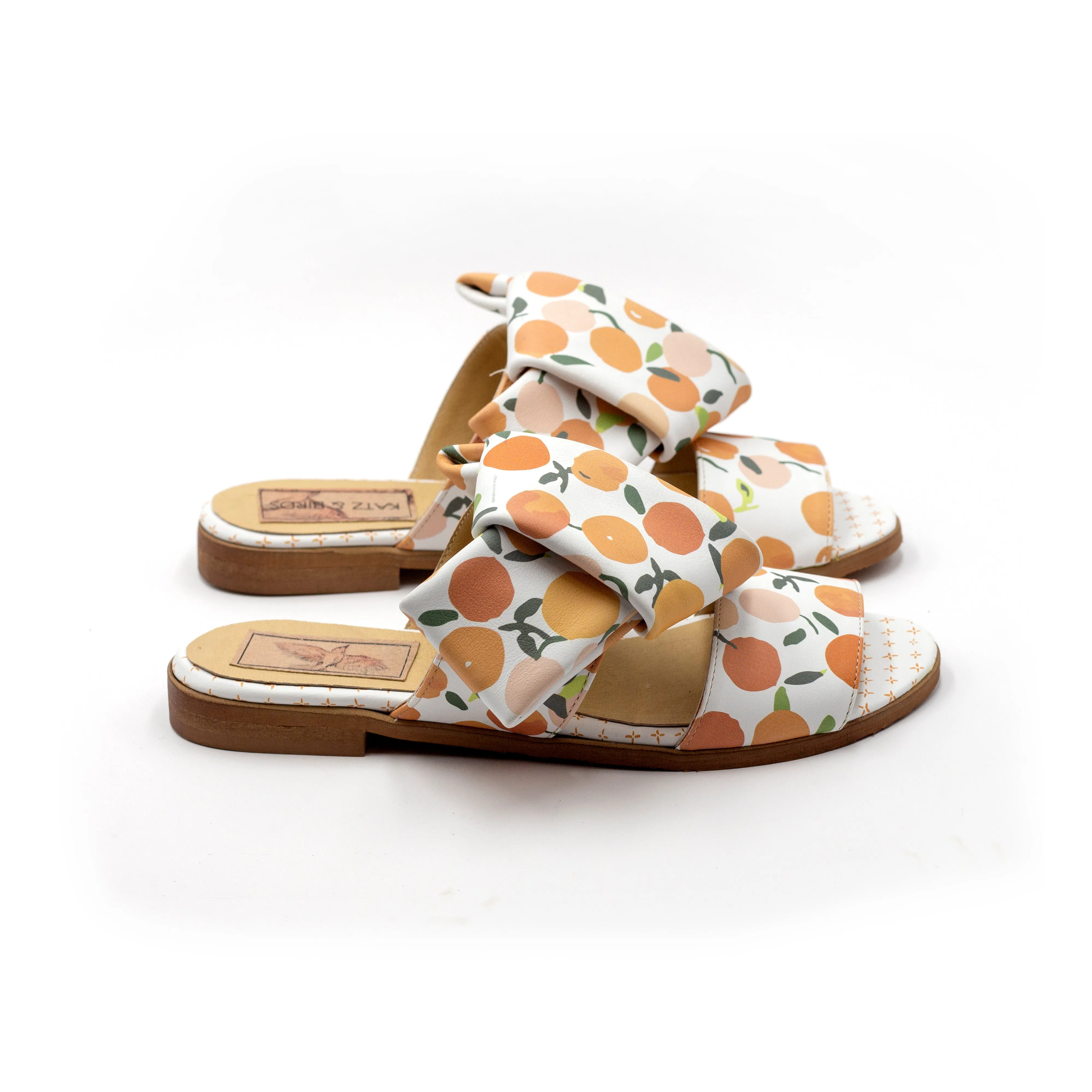 Vitamin C- Oranges Print Flats