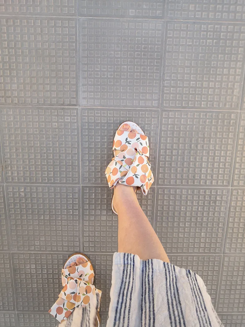 Vitamin C- Oranges Print Flats